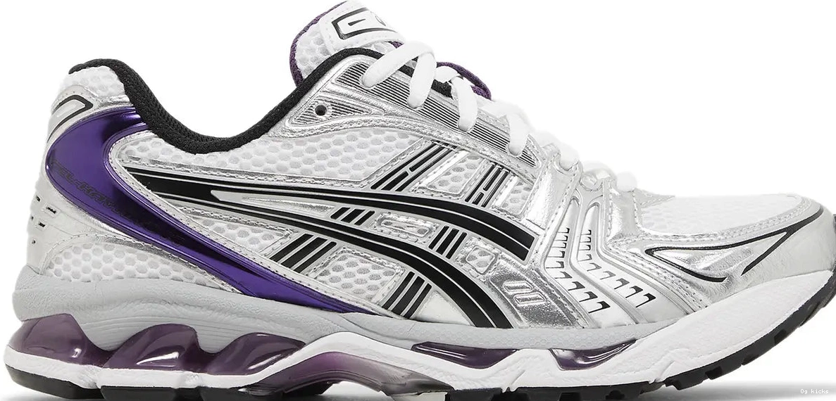 W White ASICS 14 Grape Gel-Kayano Dark 0724